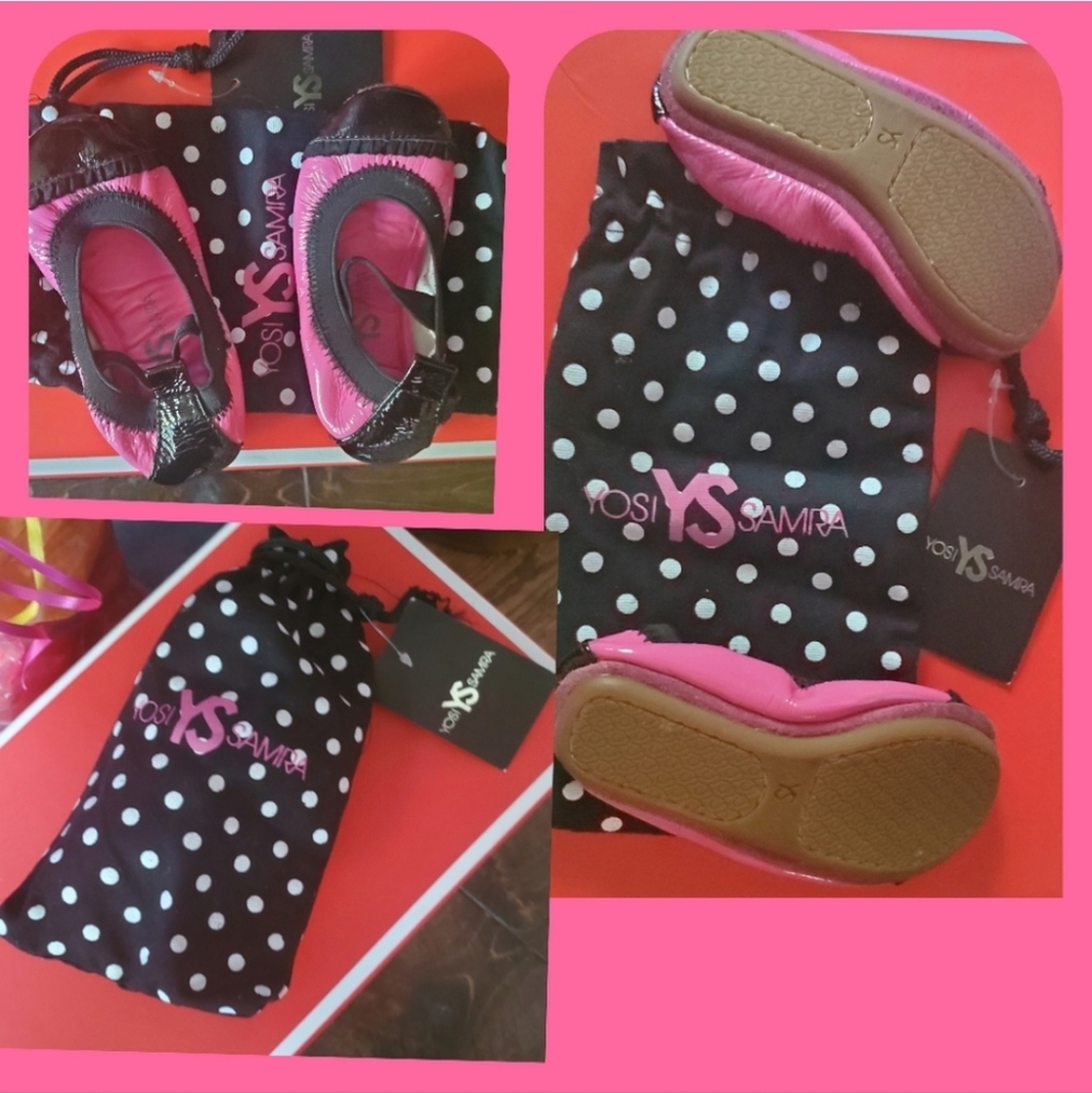 YOSI SAMRA YS Toddler ballet Flats PATENT LEATHER
